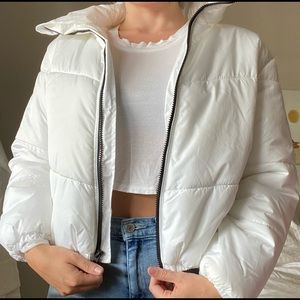 White Puffer Jacket